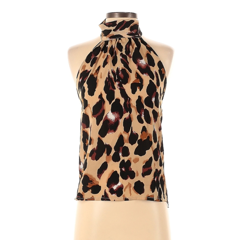 Leopard Print Halter Top